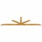 Ekena Millwork Saratoga Rough Sawn Timber Gable Bracket, Western Red Cedar, 108"W x 22"H x 2"D x 4"F, 5/12 Pitch GBW108X22X0204SAR00RWR - alternate 1